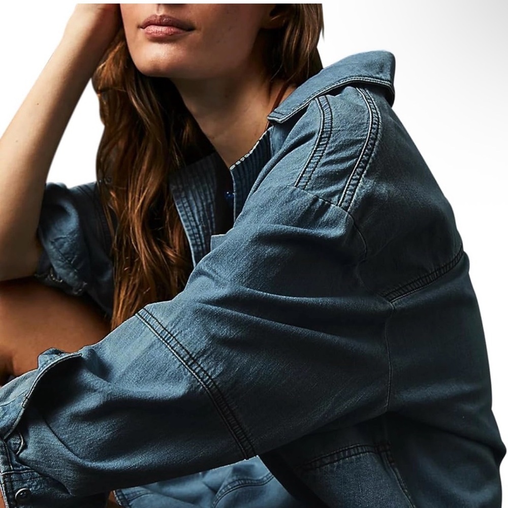 Women's Dark Blue Jean Jacket